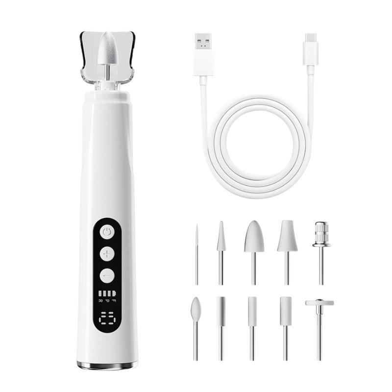 Portable Electric Nail Grinder & Buffer, Nail File, Polish Remover, Professional Gel/Acrylic Tool