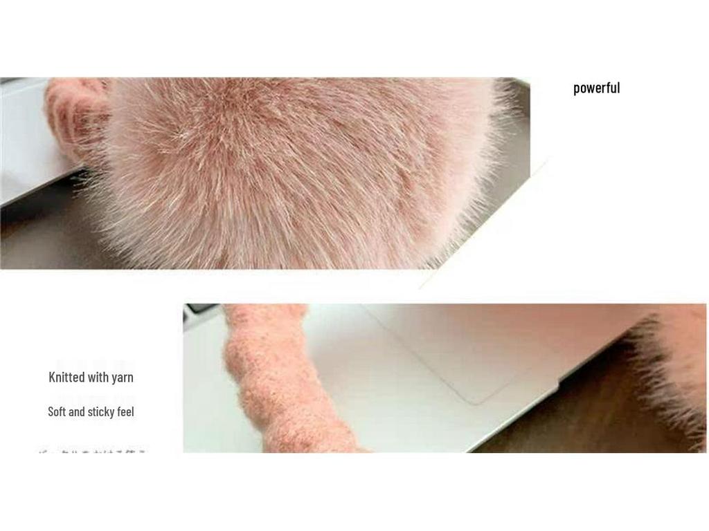 Women's Foldable Cute Plush Winter Ear Muffs - Warm, Windproof Ear Covers & Protection