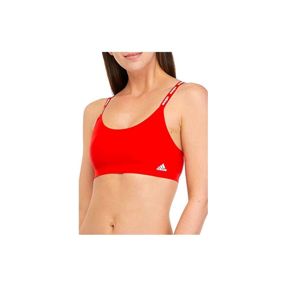 

Adidas Logo Print Sports Bra Women underwear Red 4A7H62-RED XS