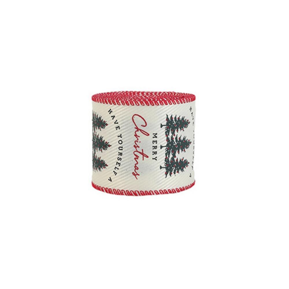 Christmas Tree Christmas Ribbons Deer Pattern Gift Packing Ribbons  Craft Supplies