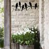 Birds Wall Art, Metal Wall Art, Metal Wall Decor, Living Room Decoration, Entryway Sign, Home Office Wall Hangings