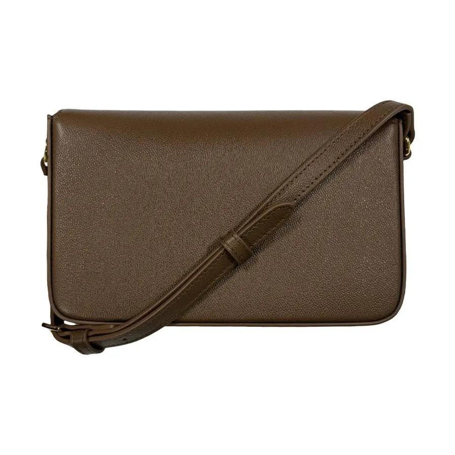 Burberry Plátno a teletina Taška přes rameno Unisex Párský styl Hnědá