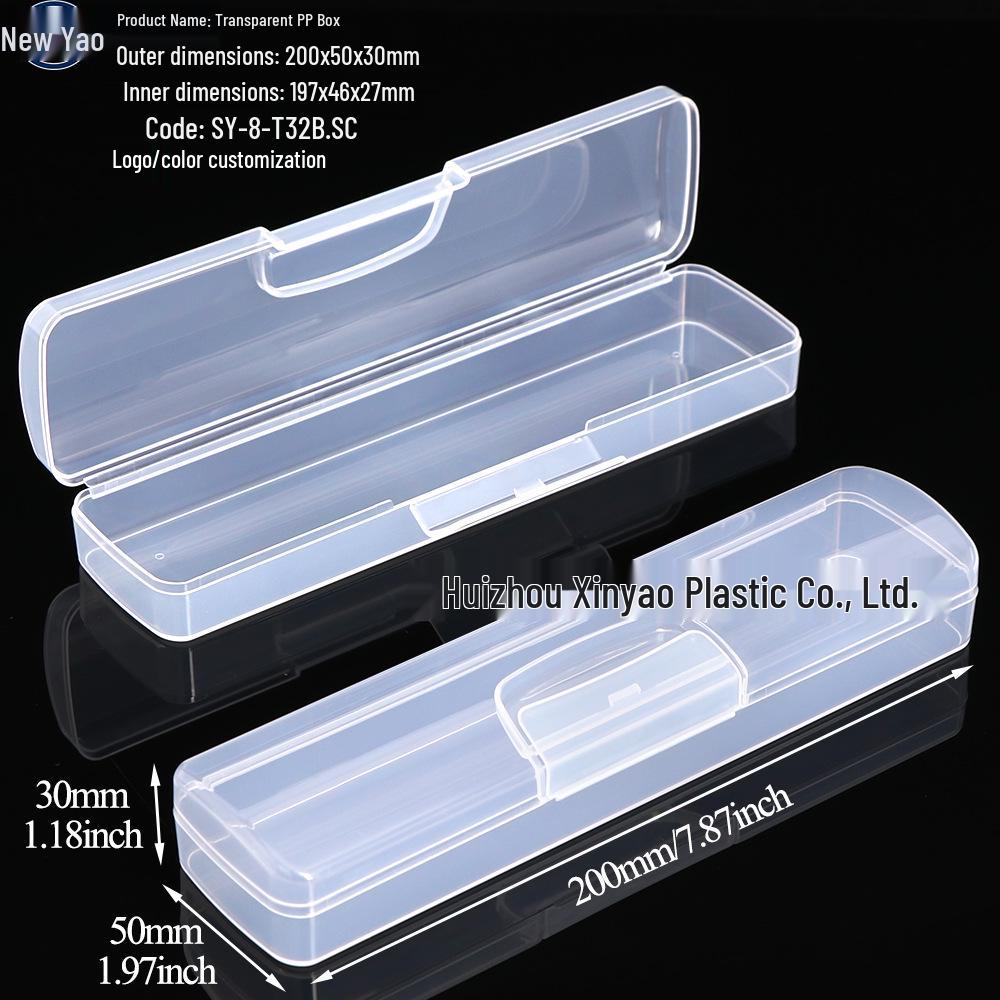 Transparent Travel Toothbrush Case with Drainage and Card Slot