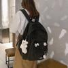 Mode Große Student Rucksack Abzeichen Rucksack Mädchen Schule Tasche Hohe Kapazität Frauen Rucksack Weibliche Nette Freizeit Reise Mochila