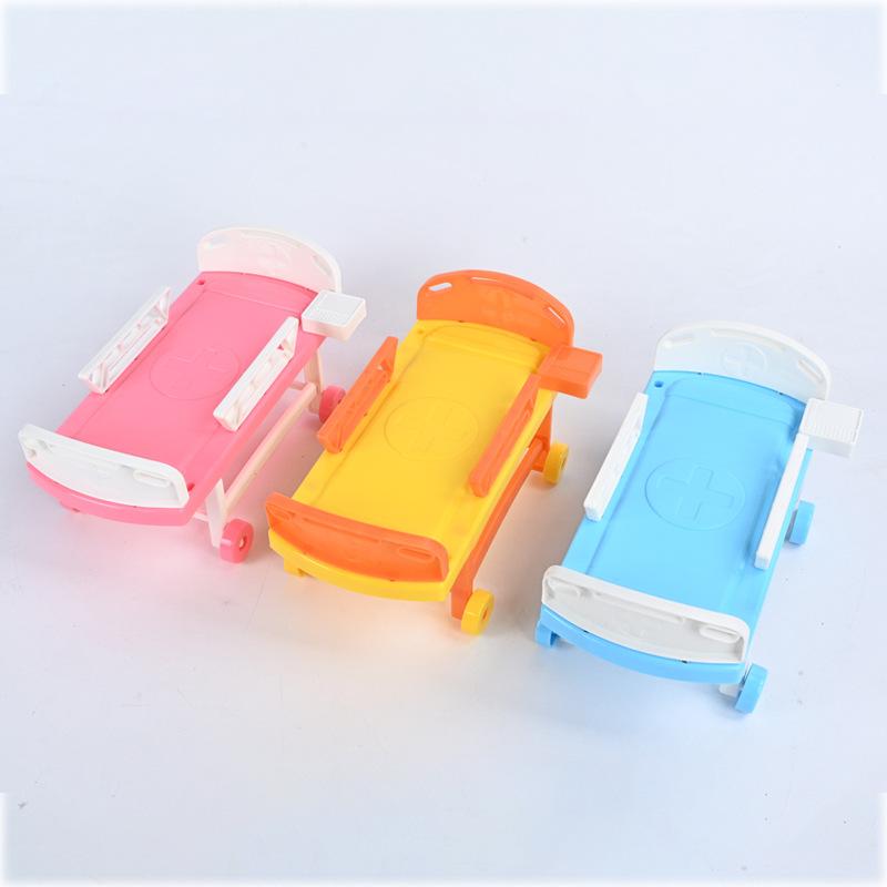 Children's Role Play Hospital Bed Toy Pretend Play Doctor Nurse Game for Kids Educational Playhouse Toy
