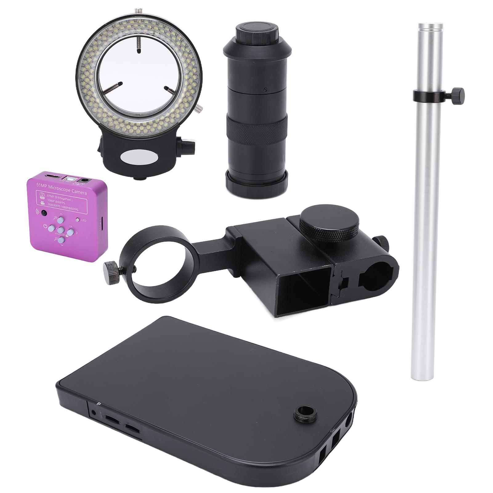 

51МП USB Цифрова Мікроскоп Камера З Регульованою Стійкою зі Світлодіодним Освітленням для Ювелірних Виробів Ремонту Мобільних Телефонів