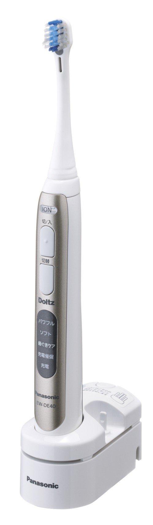 

Зубная щетка Panasonic Doltz Ion Sonic Vibration Gold, тон, EW-DE40-N золотой