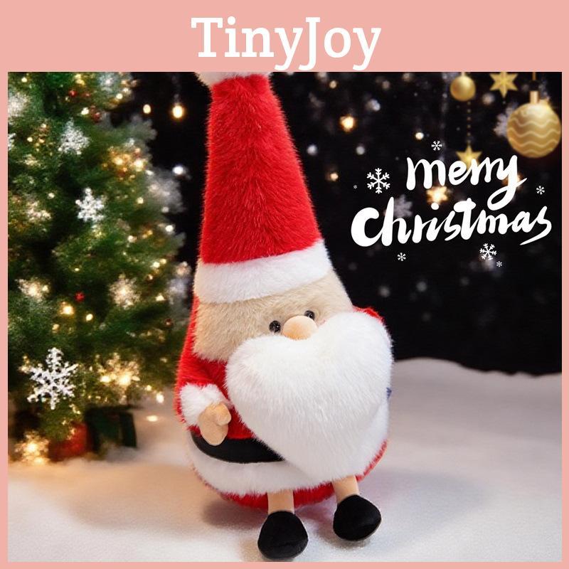Christmas Santa Claus Plush Toy With Pp Cotton For Holiday Gift Room Decoration