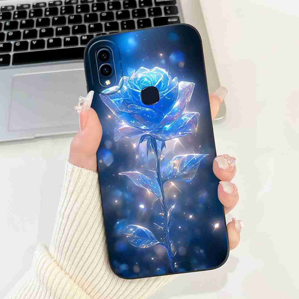 For Vivo V9 1723 Case Vivo V9 Youth 1727 1726 Fashion Flowers Soft Silicone Back Cover For Vivo Y85 Y85 6.3" Protective Cases