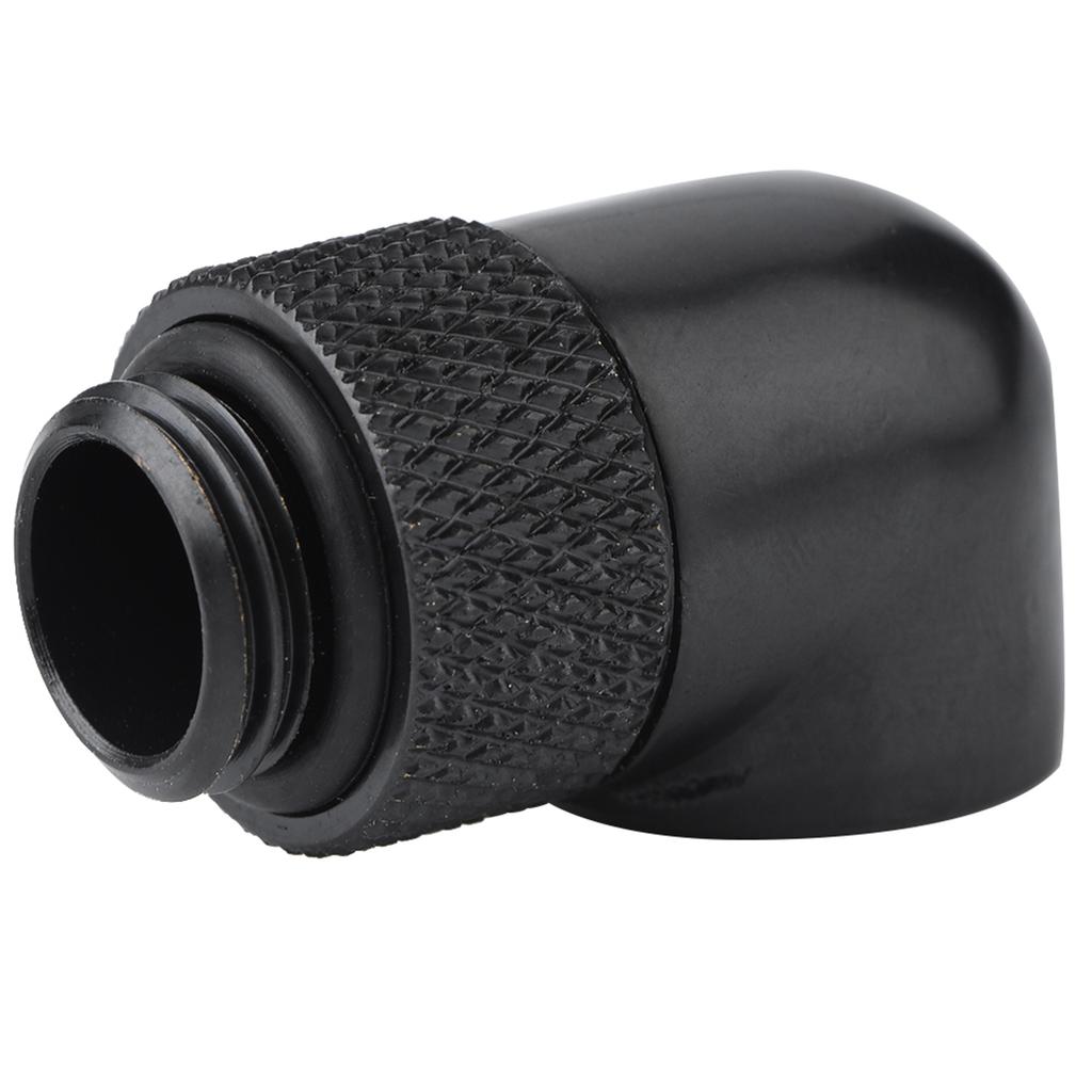 90 Degree Angle Rotary Tube Fitting PC Water Cooling G1 4 Thread Elbow Connector