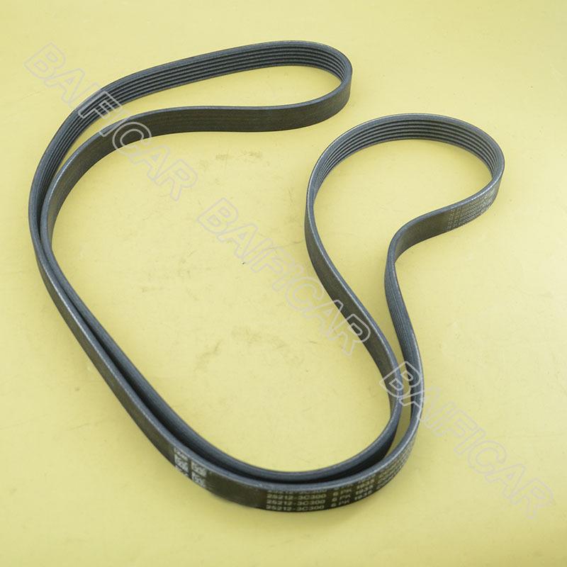 Brand New V Ribbed Belt 25212-300 For 2013-2016 Kia Cadenza K900 Sorento 2008-2015 Hyundai Azera Genesis Santa Fe