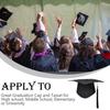 School Graduation Party Tassels Cap Mortarboard University Bachelors Master Doctor Academic Hat NEW Black Mortar Board