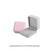 Higu Jewelry Gift Set: One-Piece Box with Silver Polishing Cloth, Earrings, Necklace & Ring Compartments, Alcohol Wipes, Ear Plugs, and Mirror.
