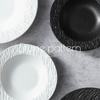ceramic plates, dinner plates, soup plates, vegetable plates, high-grade restaurants, household round luxury pasta plates.