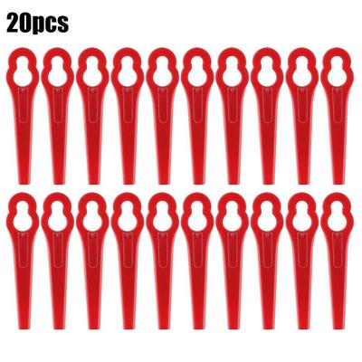 High Quality Practical Brand New Blades Replacement Set Trimmer 20Pcs Blade For Einhell Grass Lawn Mower Plastic