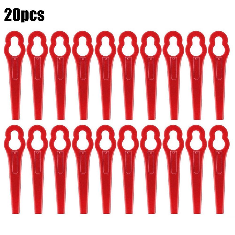 

High Quality Practical Brand New Blades Replacement Set Trimmer 20Pcs Blade For Einhell Grass Lawn Mower Plastic China Mainland