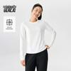 BENLAI Women's Anti-Bacterial Round Neck Long Sleeve Knit Tee