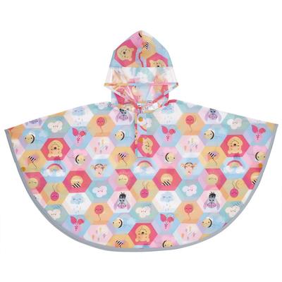 Skater Rain Poncho Raincoat for Children Disney Winnie the Pooh Suitable Height 80-100cm RAPO2-A