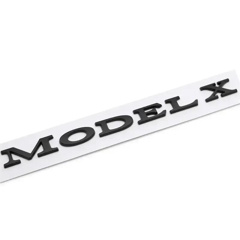 ABS Car Rear Sticker Letter Emblem Trunk Tail Badge Styling for Tesla MODEL 3 MODEL S MODEL X Exterior Accessories