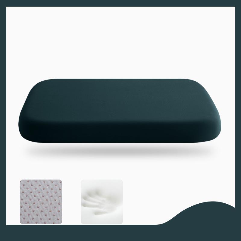 

Толстая подушка сиденья из пены Мягкая подушка для офисного стула Подушка для автомобильного сиденья Поддержка при длительном сидении Боль 45*45*4cm темно-зеленого