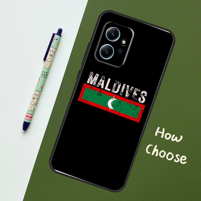 Maldives Passport For Xiaomi Redmi Note 12S 11S 10S 9S Note 12 8 9 10 11 Pro Phone Case For Redmi 12 9 C 10C