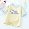 Hello Kitty Girls' T-Shirt Short-Sleeved Summer 2026 New Style Kidsren's T-Shirt Half-Sleeved Fashionable Tops for Older Girls