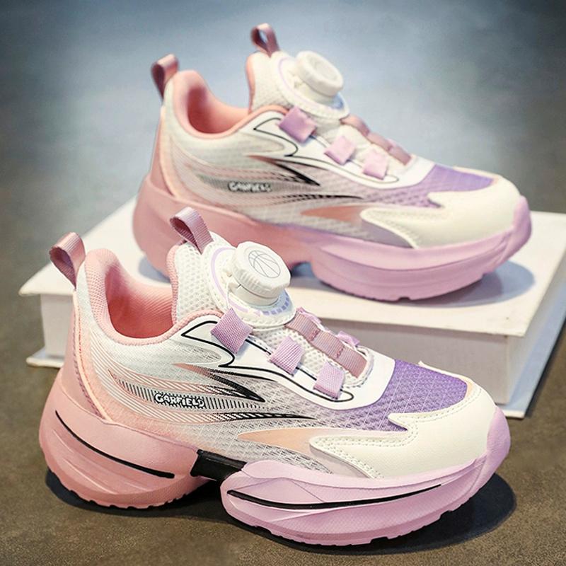 Kids' Mesh Sports Shoes 2025 - Breathable, Soft Sole, Spring & Summer Basketball Sneakers for Girls