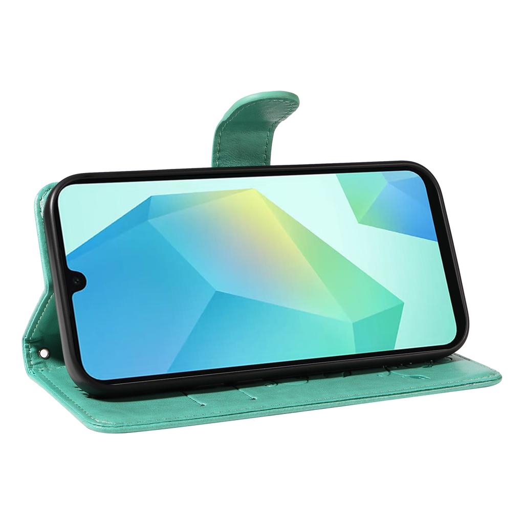 For Samsung Galaxy A16 4G/Galaxy A16 5G/Galaxy A17 5G/Galaxy A26 5G PU Leather Cases Flower Pattern Wallet Stand Phone Cover with Strap