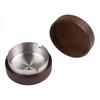 Elegant Wooden Holder with Windproof Lid and Steel Lining