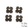 New Year's Day Jewelry Findings And Components Mini Torus Spacer Beads Accessories Parts Art Supplies Accessories Accessories