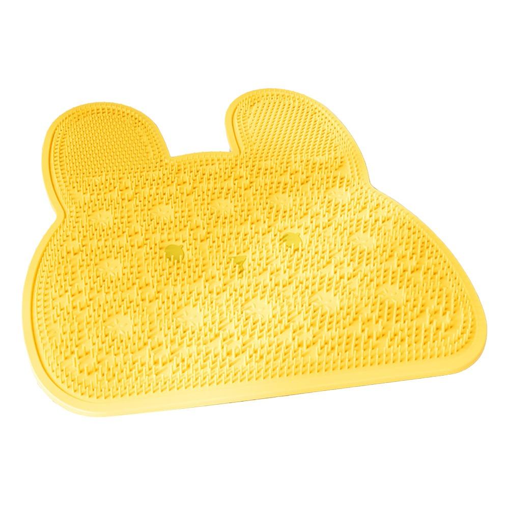 Silicone Bathroom Non-Slip Mat Massage Particles Suction Cups Non-Slip Bath Mat Easy Clean Massage Texture Bath Massage Mat