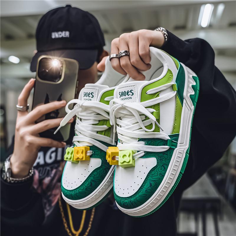 

39-44 Кроссовки для мужчин на открытом воздухе с нескользящей подошвой, роскошные дизайнерские теннисные туфли на платформе для мужчин, повседневные туфли для мальчиков, износостойкие 39