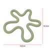 Silicone Trivet Mat Creative Heat Resistant Drinking Cup Mat Drinks Coaster for Countertop Table Cafe Pots and Pans Home