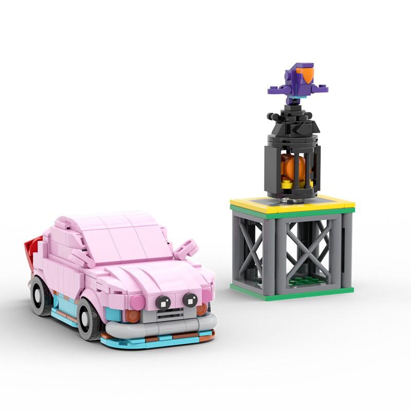 MOC Hot Game Animated Character Cute Kirbys Building Blocks Model Adeline Knight Emperor Cartoon Doll DIY Kids Toy Birthday Gift