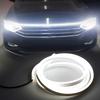 LED Decoration Lights For Car Hood Flexible Daytime Running Light Strip White