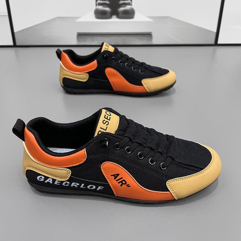 

Мужские повседневные белые лоферы для бега с низким верхом в корейском стиле - Легкие и дышащие 41