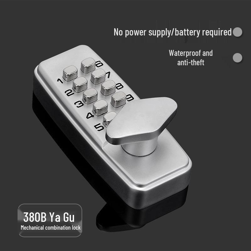 Mechanical Password Lock for Doors - No Power Needed, Ideal for Home, Office, or Supply Room