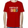 Fashion Birthday Gift TShirt 1993 Vintage Retro T Shirt Unisex Tees Tops Cotton Short Sleeve TShirts Streetwear Print T Shirt