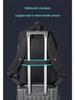 Men's Hard Shell Anti-pressure Motorcycle & Business Backpack with Airbag for 17-inch Laptop - Large Capacity