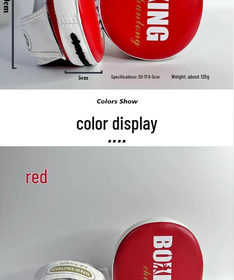 Thai Boxing Target Pad: Sanda, Taekwondo, Curved Training Equipment