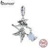 BAMOER Solid 925 Silver Luminous Elf Witch Pendant Fit Original Bracelet & Necklaces Halloween Jewelry DIY Bamoer Charm