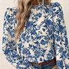 Lässige Bluse mit Spitzenbesatz, Arbeitskleidung, bequem, schönes weibliches Büro-Damenhemd, bedrucktes Top, Streetwear