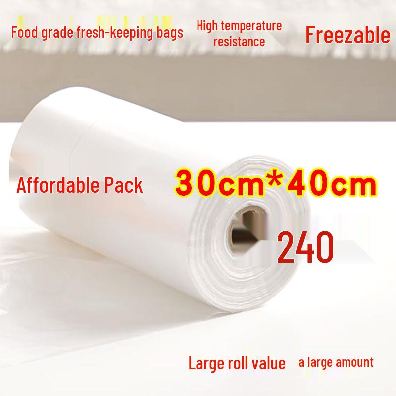 Thickened Disposable Food-Grade Fresh-Keeping Plastic Bags for Household Use