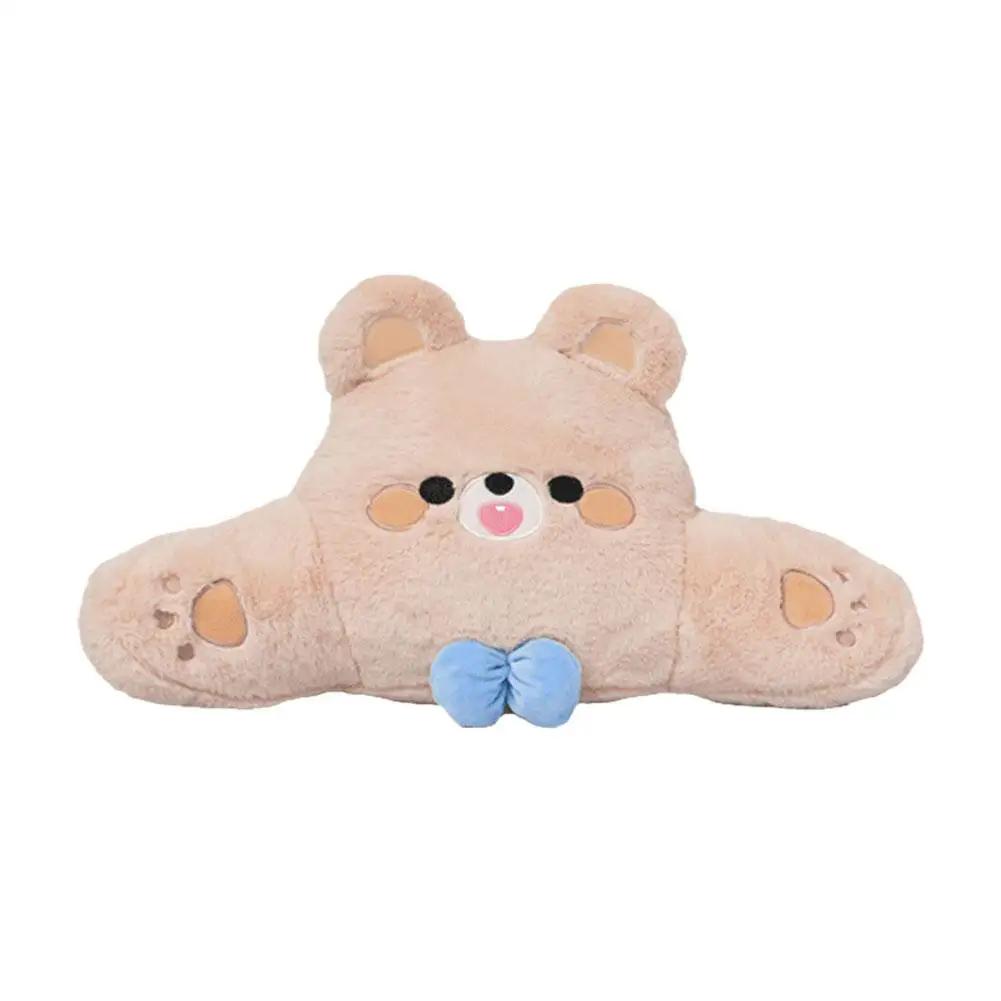 Car Rest Plush Neck Pillow Universal Lumbar Cute Neck Car Cartoon Cushion Support Rest Pillow L9q1