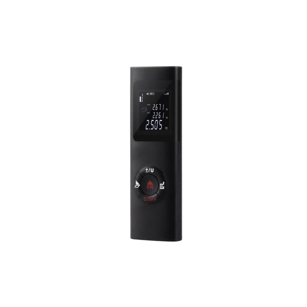 High Precision Infrared Laser Distance Meter Digital Rangefinder Portable Measuring Tool for Indoor Outdoor Construction Surveying and DIY Projects