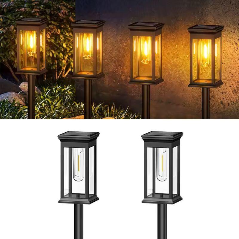 1/2/4/6 Waterproof Solar Lights Outdoor Automatic on/off LED Solar Flashlights Garden Lights Balcony Paths Lawns