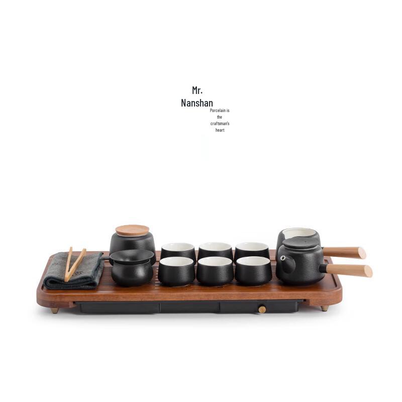 Mr. Nanshan Black Pottery Kung Fu Tea Set