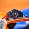Casio G-Shock Series × City Battle Theme Series Night Battle Red Blue Black Color Block Pointer Quartz Movement Men Watches AWG-M100SCT-1APR