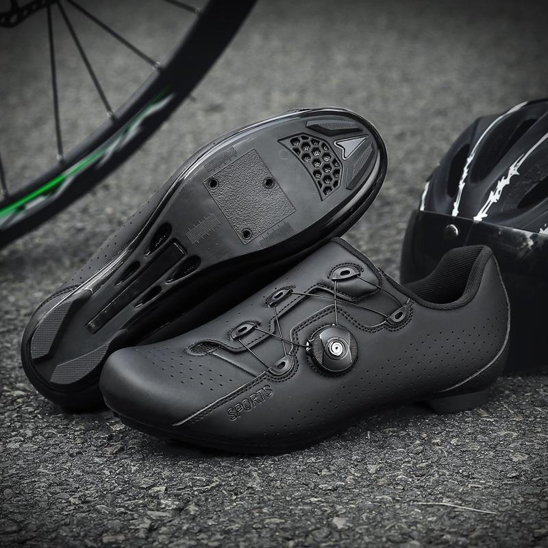 Summer and Autumn Outdoor Road Mountain Rubber Locked Bicycle Unlocked Hard Sole Spinning Shoes