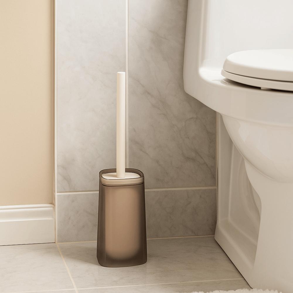 No Dead Angles Toilet Brush Long-Handled Toilet Cleaning Tool Practical Toilet Scrubber  Bathroom